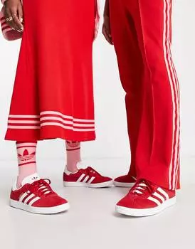 Красные кроссовки adidas Originals Gazelle - RED