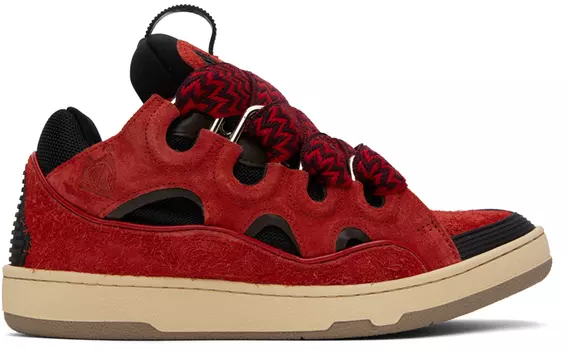 Красные кроссовки Curb Lanvin