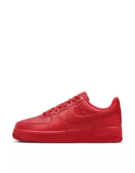 Красные кроссовки Nike Air Force 1 '07