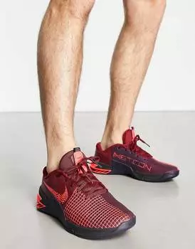 Красные кроссовки Nike Training Metcon 8