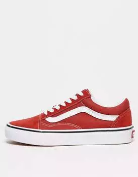 Красные кроссовки Vans Old Skool