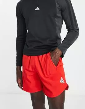 Красные шорты adidas Training Design for Training