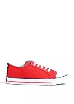 Красные женские кроссовки Gap