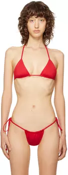 Красный бикини-топ Nick Frankies Bikinis