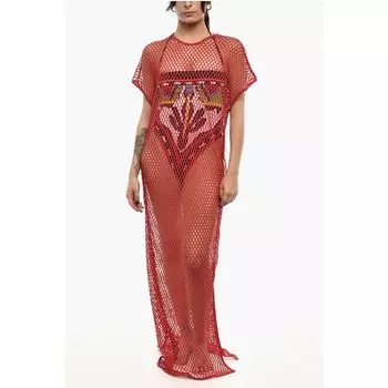Красный хлопковый купальник Dsquared2, Red