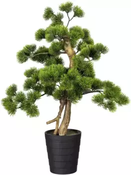 Креативный зеленый искусственный бонсай "Bonsai Pine" Creativ green /50х110 см, зеленый