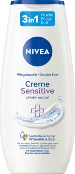 Крем для душа Sensitive 250мл NIVEA