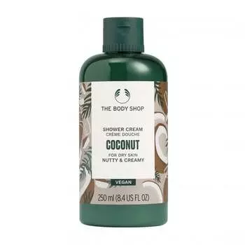Крем для душа веганский сливочный гель для душа Кокос 250мл The Body Shop