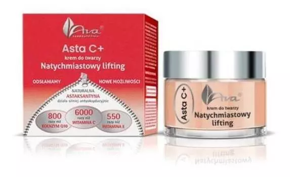 Крем для лица, 50 мл Ava, Asta C+