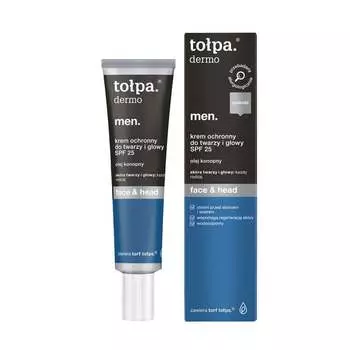 Крем для лица, SPF 25, 40 мл Topa, dermo men face & head
