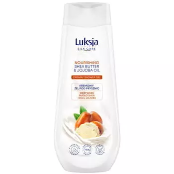 Крем-гель для душа Silk Care с маслом ши и маслом жожоба, 500 мл Luksja