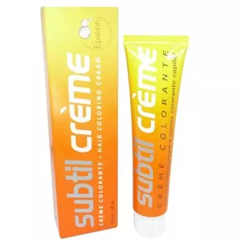 Крем-краска для волос Creme Hair Coloring Cream Стойкая краска для волос 60 мл Subtil