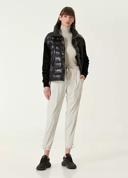 Кремовые брюки на кулиске Herno