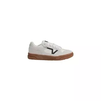 Кремовые кожаные кроссовки Vans