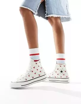 Кремовые кроссовки Converse Chuck 70 Cherry