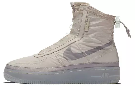Кремовые кроссовки Nike Air Force 1 Shell (женские)