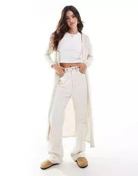 Кремовый удлиненный кардиган Vero Moda – накидку