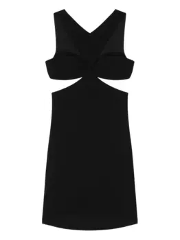 Креповое платье мини Givenchy, черный