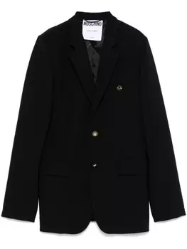 Креповый блейзер Moschino, черный