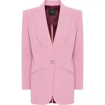 Креповый блейзер PINKO, розовый