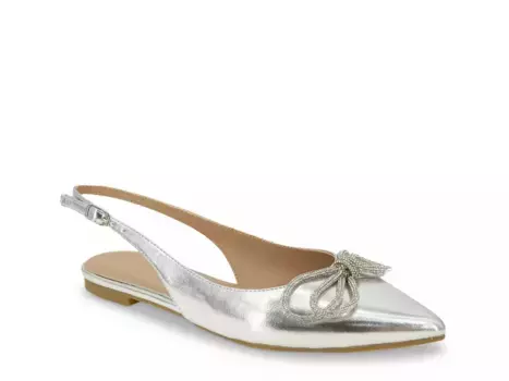Kristin Балетки Bcbgeneration, Silver Metallic