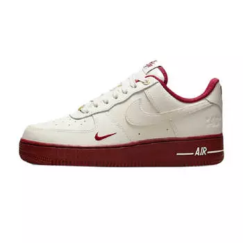 Кросcовки Nike Air Force 1 '07 SE, красный/бежевый (Размер 39.5 RU)