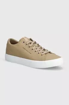 Кросовки Tommy Hilfiger, бежевый