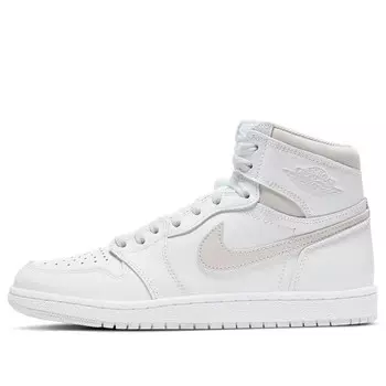 Кроссовки 1 retro high '85 og 'neutral grey' Air Jordan, белый