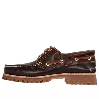Кроссовки 3-eye lug handsewn boat shoe 'brown' Timberland, коричневый