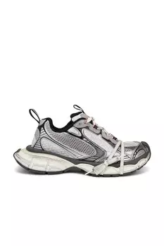 Кроссовки 3XL Balenciaga, серый/белый/красный