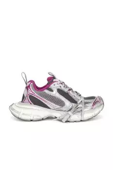Кроссовки 3xl Balenciaga, серый/белый/розовый