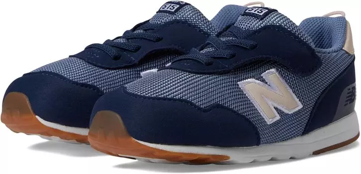 Кроссовки 515 New-B Hook-and-Loop New Balance, цвет Nb Navy/Quartz Pink