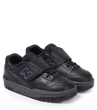 Кроссовки 550 Bungee Lace из искусственной кожи New Balance, черный
