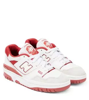 Кроссовки 550 из искусственной кожи New Balance, белый
