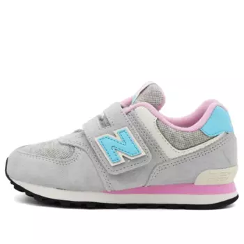 Кроссовки 574 на липучке New Balance, серый