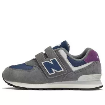 Кроссовки 574 на липучке New Balance, серый