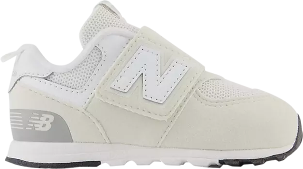 Кроссовки 574 New-B Hook & Loop Toddler Wide 'Nimbus Cloud', белый