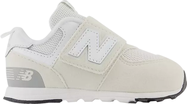 Кроссовки 574 New-B Hook & Loop Toddler X-Wide 'Nimbus Cloud', белый