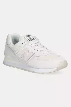 Кроссовки 574 замшевые New Balance, бежевый