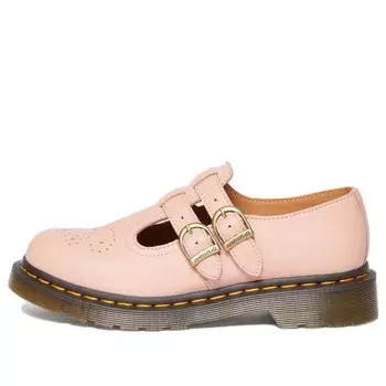 Кроссовки 8065 virginia leather mary jane 'peach beige' Dr. Martens, бежевый