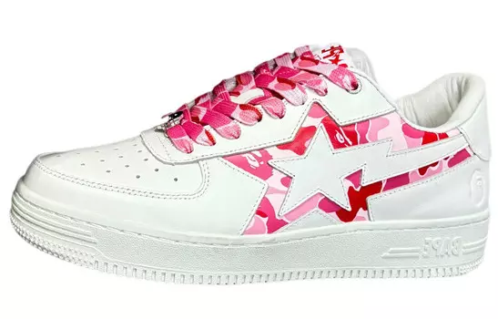 Кроссовки A BATHING APE Bape Pink, зеленый