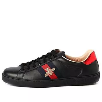 Кроссовки ace embroidered Gucci, черный