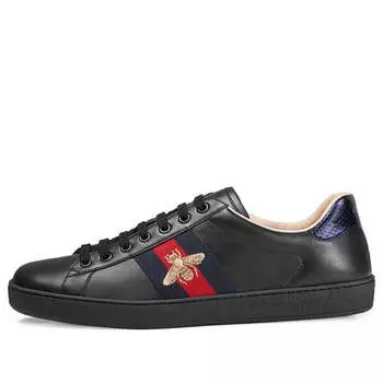Кроссовки ace embroidered Gucci, черный
