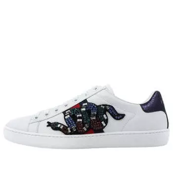 Кроссовки ace Gucci, белый