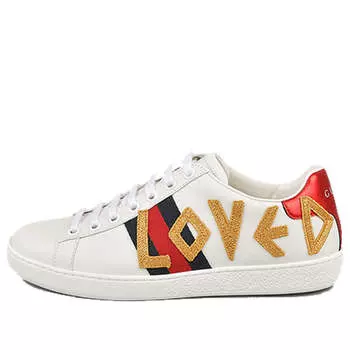 Кроссовки ace Gucci, белый
