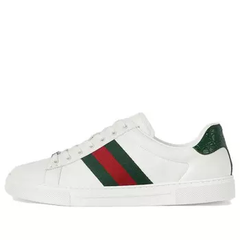 Кроссовки ace web 'white' Gucci, белый