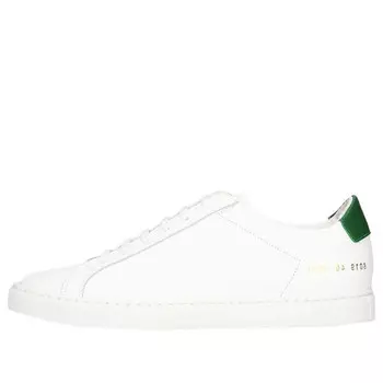 Кроссовки achilles low 'white green' Common Projects, белый