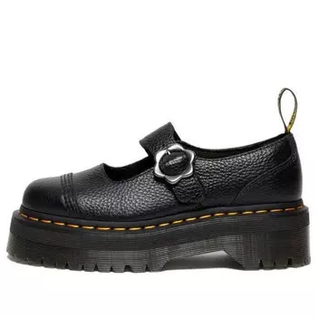 Кроссовки addina flower buckle Dr. Martens, черный