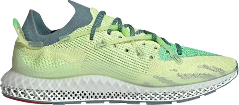 Кроссовки Adidas 4D Fusio 'Semi Frozen Yellow', желтый