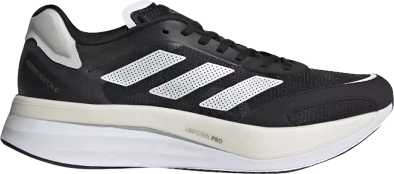 Кроссовки Adidas Adizero Boston 10 'Black White', черный